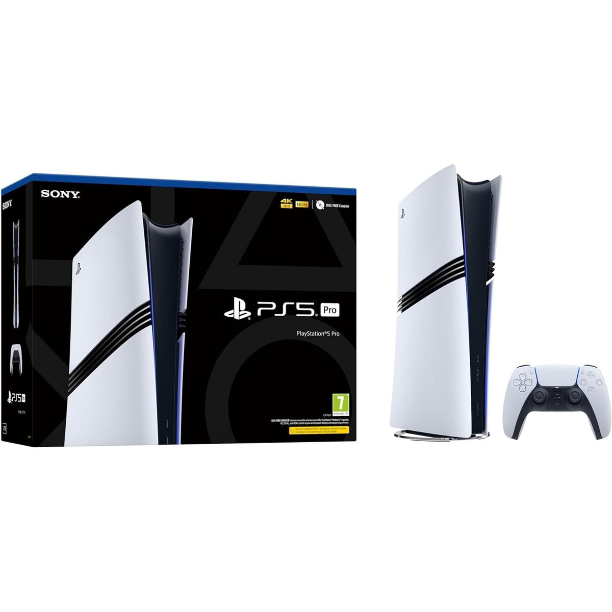 PlayStation 5 Pro Console - 2TB Digital Edition Slim Gaming Console with Disc Drive